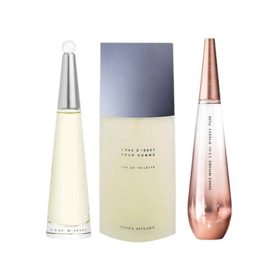 Issey Miyake Perfume Collection: A range of exquisite fragrances that captivate the senses with their unique blend of scents.