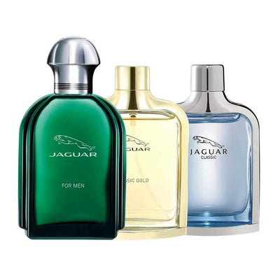 Jaguar Perfume Collection: A range of exquisite fragrances capturing the essence of elegance and sophistication.