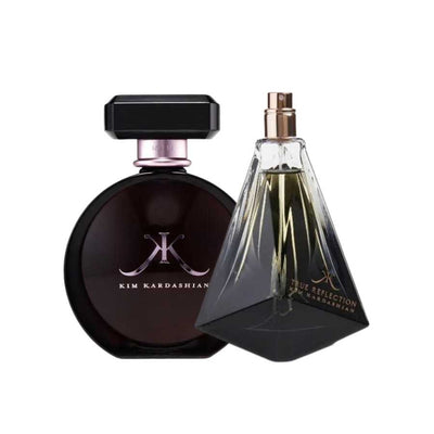 Kim Kardashian Perfume Collection: A luxurious assortment of fragrances that exude elegance and sophistication.