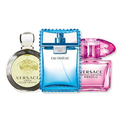 Versace Perfume Collection: A lineup of exquisite fragrances that embody luxury, elegance, and sophistication.