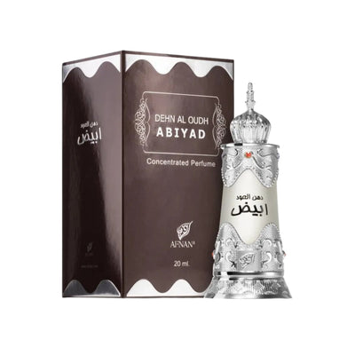 Dehn Al Oudh Abiyad By Afnan, .67 Oz Perfume Oil For Unisex - Perfume Headquarters - Afnan - Fragrance