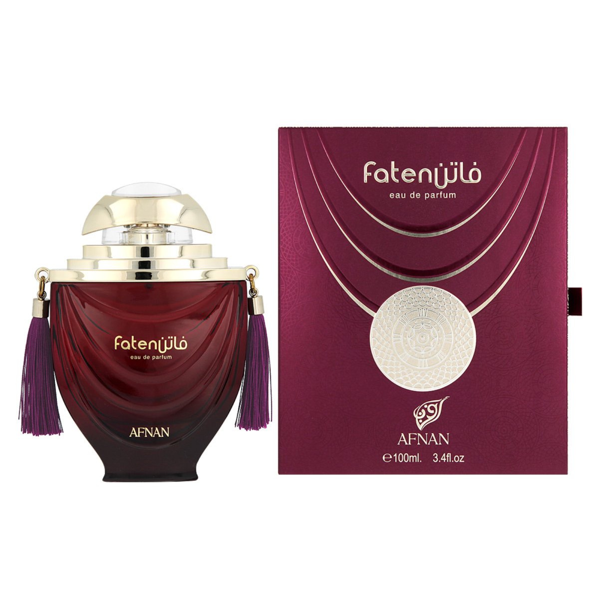 Afnan Faten Maroon Eau De Parfum 100 ml - Perfume Headquarters - Afnan - 6290171054016 - Fragrance