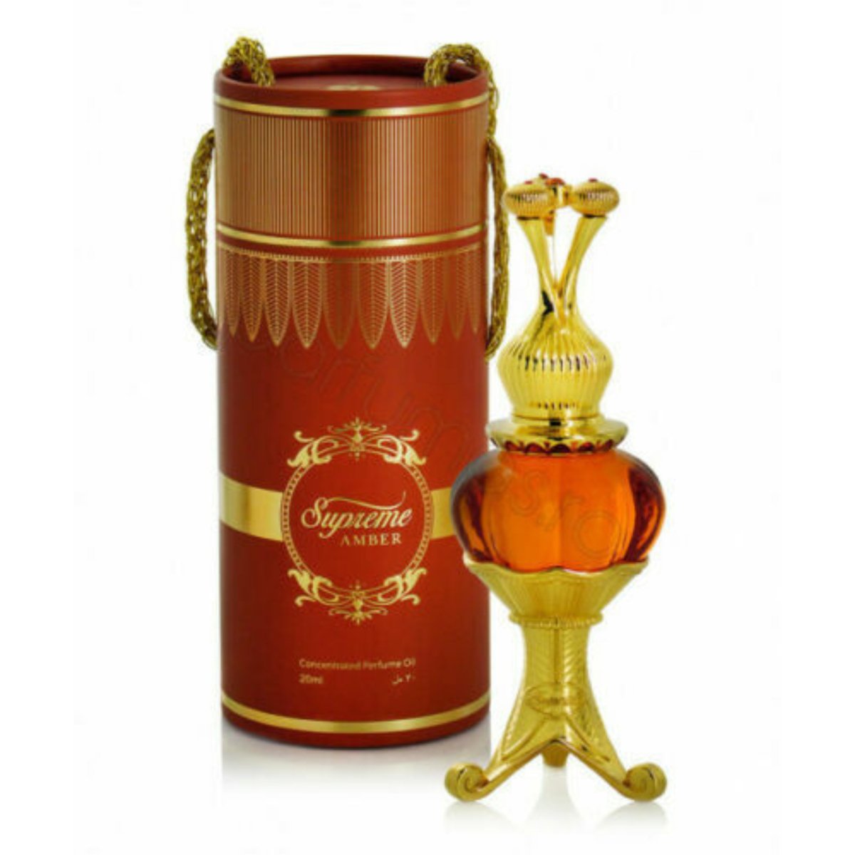 Afnan Supreme Amber Concentrated Perfume Oil 0.67 oz - Perfume Headquarters - Afnan - Fragrance