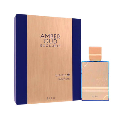 Al Haramain Orientica Amber Oud Execlusif Extrait De Parfum Bleu Eau De Parfum Spray for Men 2.0 Ounce - Al Haramain - Fragrance