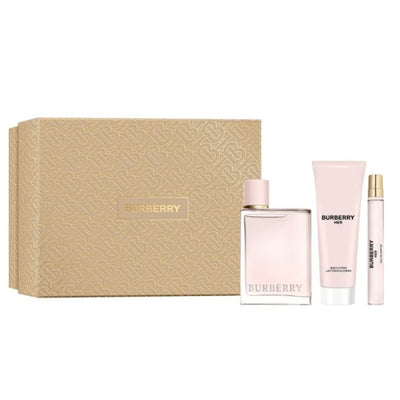 Burberry Her Eau de Parfum 3PCS Gift Set - Perfume Headquarters - Burberry - Gift Set