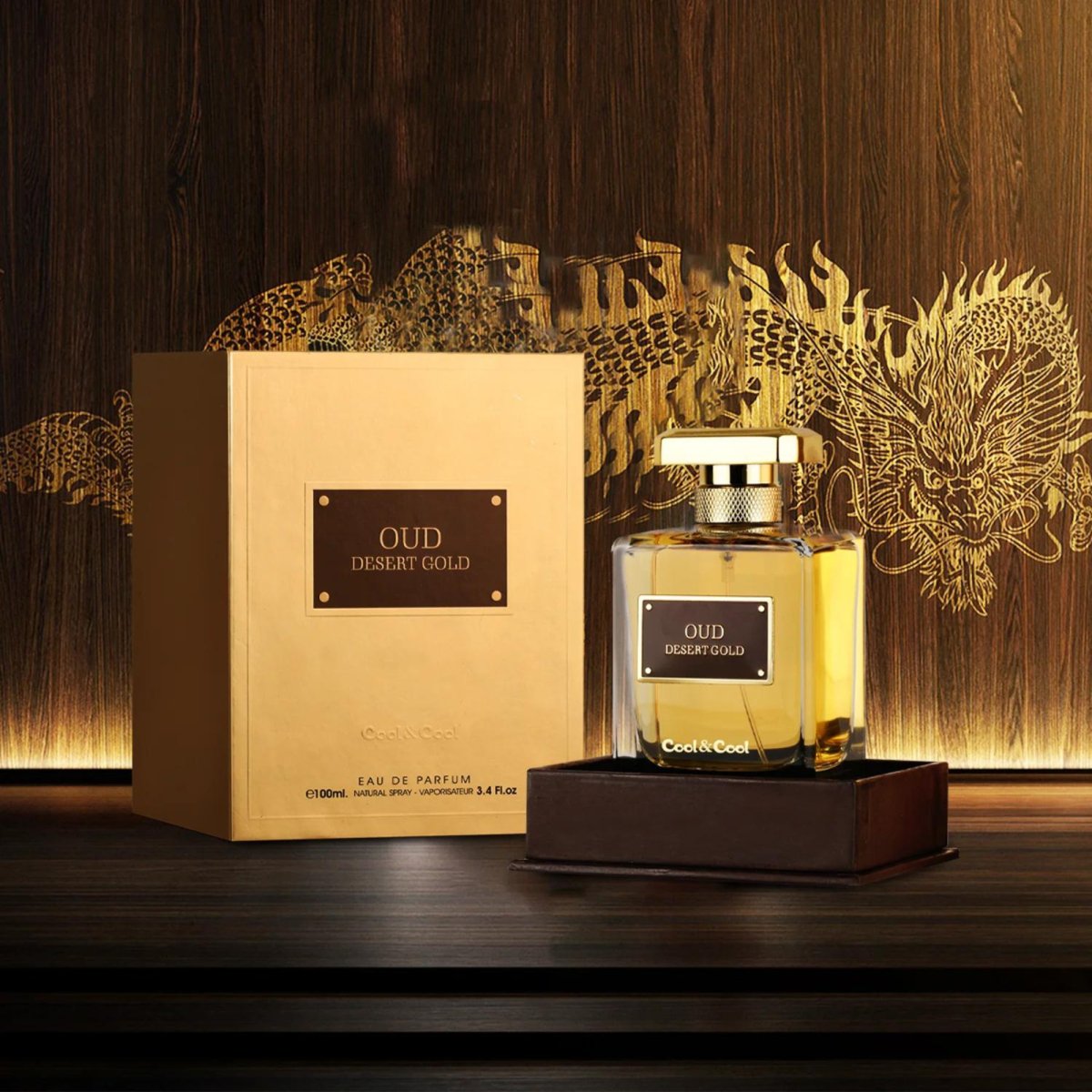 Cool &amp; Cool Perfume Oud Desert Gold is a luxurious and captivating fragrance inspired by the mystique of the desert - Perfume Headquarters - Cool & Cool - Fragrance