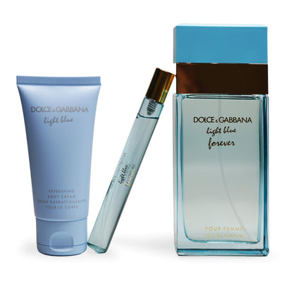 Dolce & Gabbana Light Blue Forever Eau de Parfum Gift Set For Women single - perfumeheadquarters.com - Dolce & Gabbana - Gift Set
