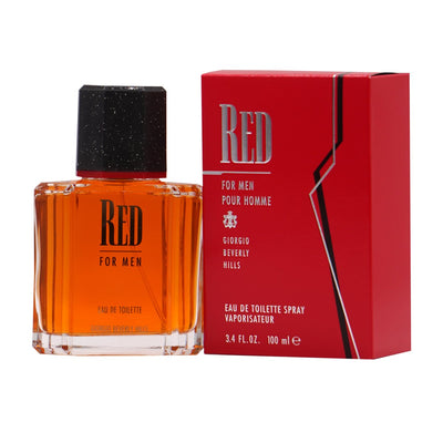 Giorgio Beverly Hills Red by for Men EDT Spray 3.4 oz (M) - Perfume Headquarters - Giorgio Beverly Hills - Fragrance