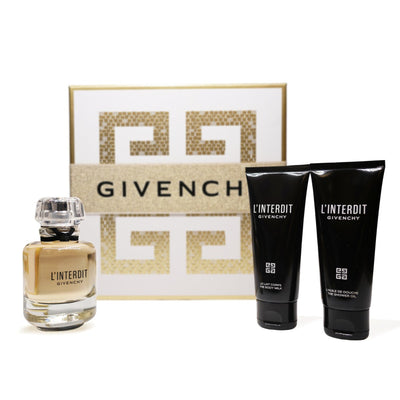Givenchy L'interdit Eau de Parfum 3Pcs Gift set for Women - Perfume Headquarters - Givenchy - Gift Set