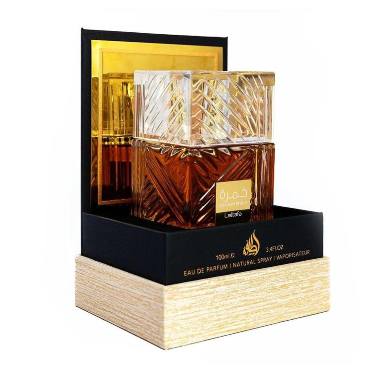 Lattafa Unisex Khamrah EDP Spray 3.4 oz Fragrance - Perfume Headquarters - Lattafa - Fragrance