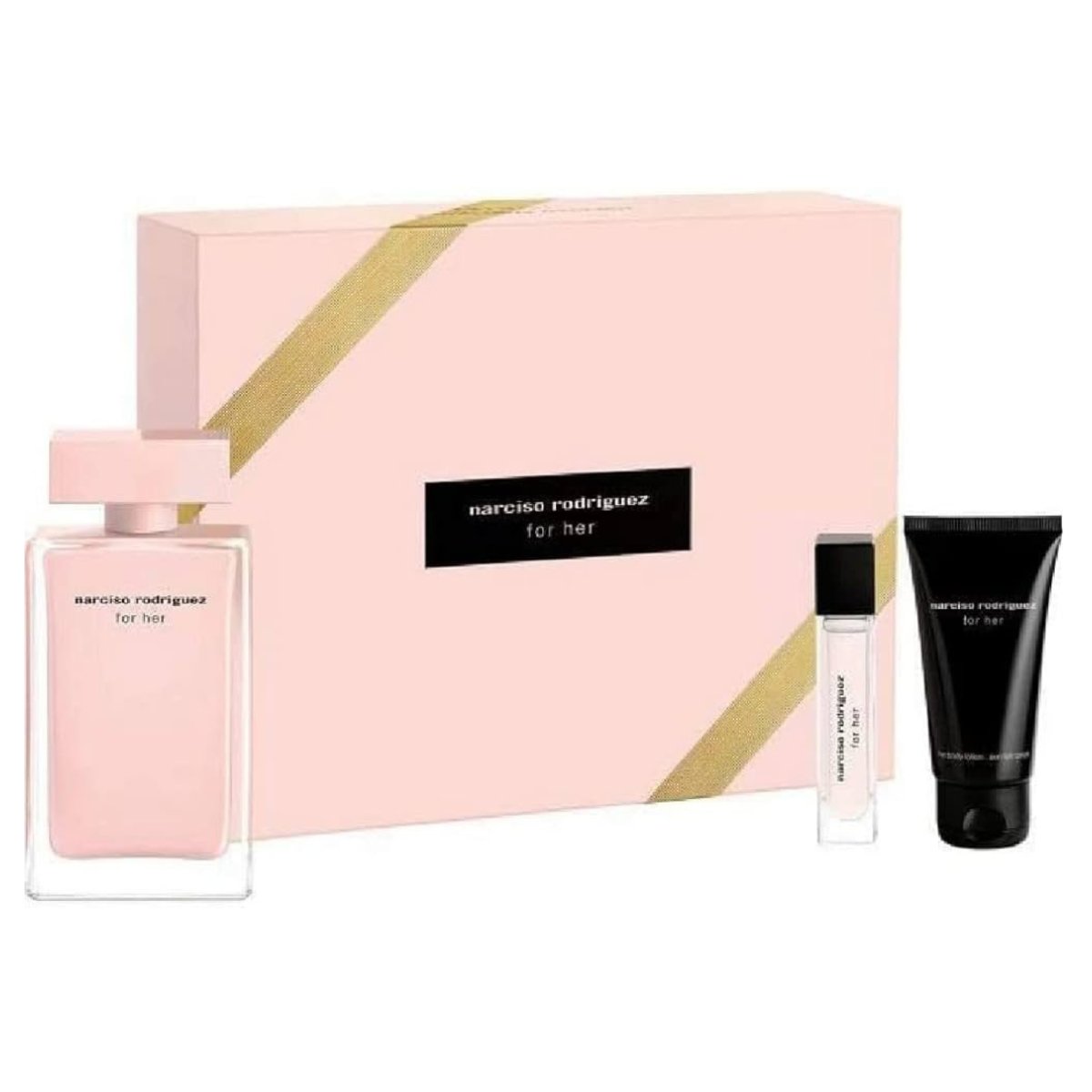 Narciso Rodriguez 3 Piece Gift Set - 3.3 Oz Eau De Parfum - Perfume Headquarters - Narciso Rodriguez - -
