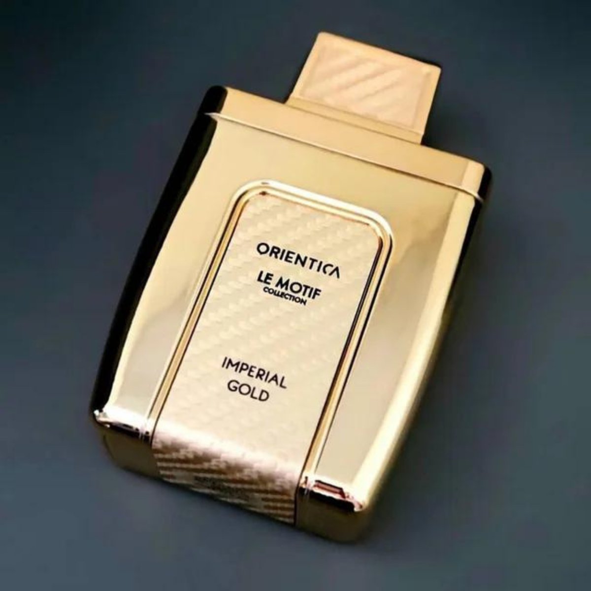 Indulge in the lavish and regal experience of Orientica Le Motif Imperial Gold Eau de Parfum Spray by Al Haramain - Perfume Headquarters - Orientica - Fragrance