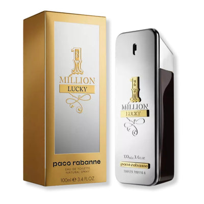 1 Million Lucky Paco Rabanne 3.4oz Men Cologne Spray - Paco Rabanne - Fragrance