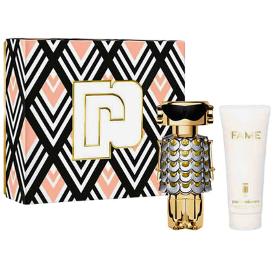Paco Rabanne Fame 2.7 oz EDP Spray, 3.4oz Body Lotion Women 2 Pc Gift Set - Paco Rabanne - Gift Set