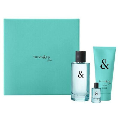 Tiffany & Love Eau de Toilette 3-Piece Gift Set For Him - Perfume Headquarters - Tiffany - 3616304679544 - Gift Set