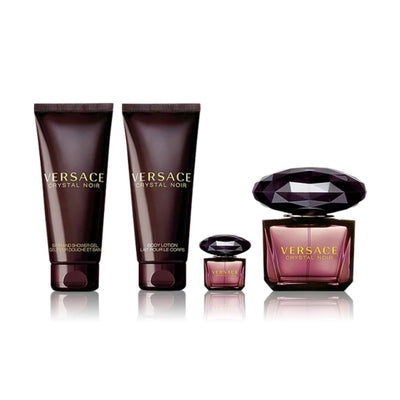 Crystal Noir by Versace EDT 4 PCS Gift Set for Women - Perfume Headquarters - Versace - 8011003862252 - Gift Set