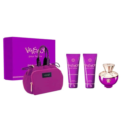 Dylan Purple Pour Femme By Versace 4 Pcs Gift Set - Versace - Gift Set