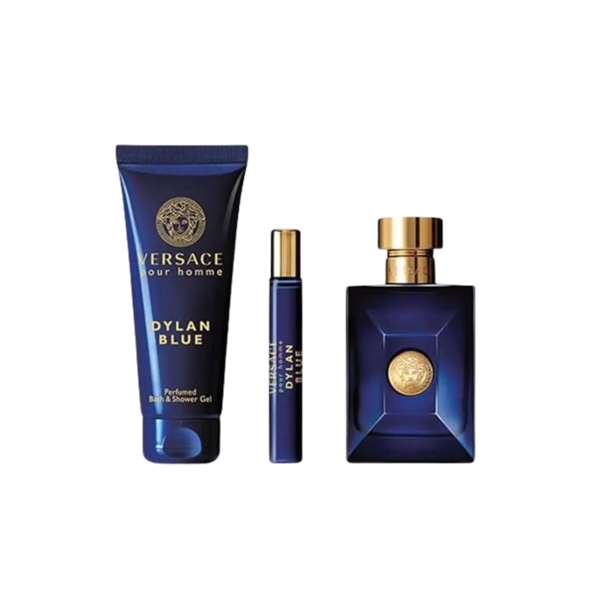 Versace Men's Dylan Blue Gift Set Fragrances 3 PC Set Barcode: 8011003879373 - Versace - Gift Set