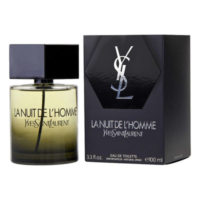 Lanuit De Lhomme by Ysl EDT Spray For Men 3.3 oz / 100 ML - Yves Saint Laurent - Fragrance