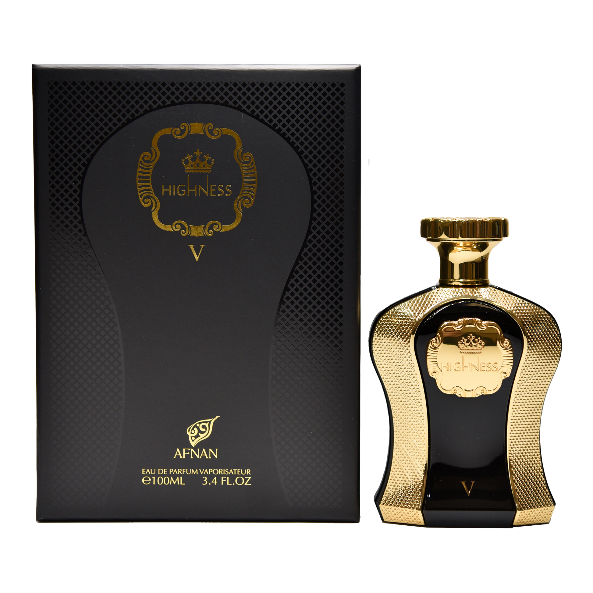 Highness V Black - Afnan - 3.4 oz - Eau de Parfum - Fragrance - 6290171002215 - Fragrance