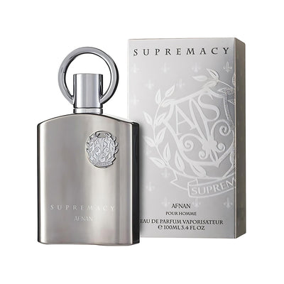 Afnan Men’s Supremacy Silver EDP Spray 3.4 oz/100 ml - Afnan - 3.4 oz - Eau de Parfum - Fragrance - 6290171000976 - Fragrance