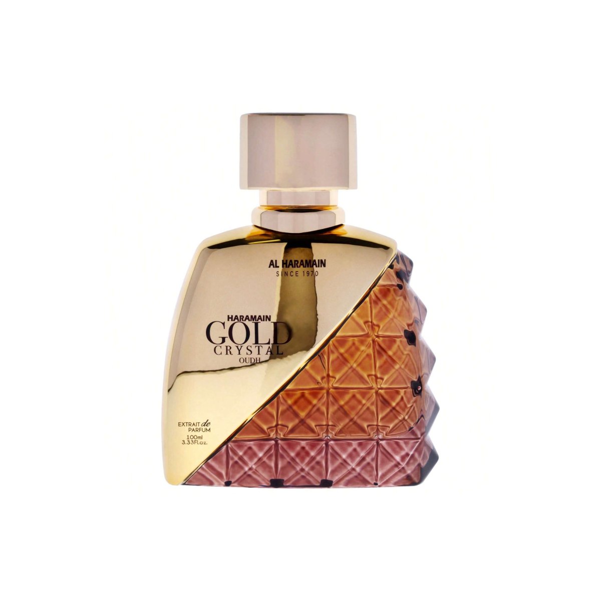 Al Haramain Perfumes Gold Crystal Oudh By Al Haramain For Men - 3.33 Oz EDP Spray - Al Haramain - 3.3 oz - Eau de Parfum - Fragrance - 6291106813524 - Fragrance