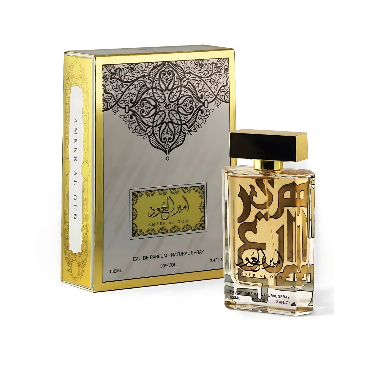 Almas Perfumes Ameer Al - Oud Gold 3.4 oz - Eau de Parfum - Fragrance - 6287015120570