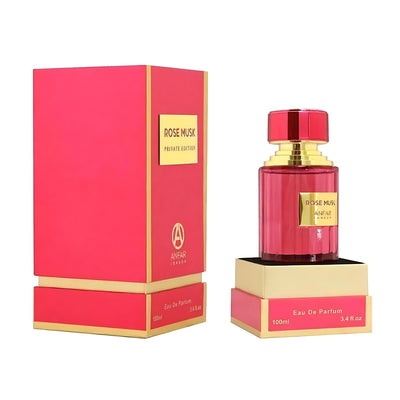 ANFAR LONDON ROSE MUSK EAU DE PARFUM SPRAY FOR WOMEN 3.4 Oz / 100 ml - Anfar - 3.4 oz - Eau de Parfum - Fragrance - 6292257588712 - Fragrance