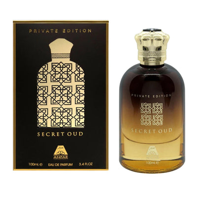 ANFAR Men's Secret Oud EDP Spray 3.4 oz Fragrances - Anfar - 3.4 oz - Eau de Parfum - Fragrance - 6292257586916 - Fragrance