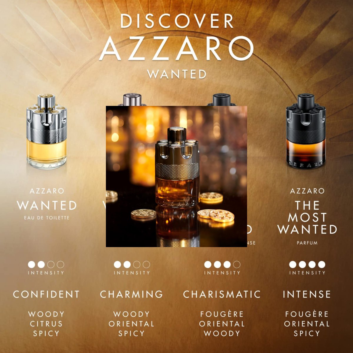 Azzaro Wanted By Night Eau de Parfum - Mens Cologne - Woody, Oriental & Spicy Fragrance - 3351500012930 - Perfume Headquarters - Azzaro - 5.0 oz - Eau de Parfum - Fragrance - 3351500012930 - Fragrance