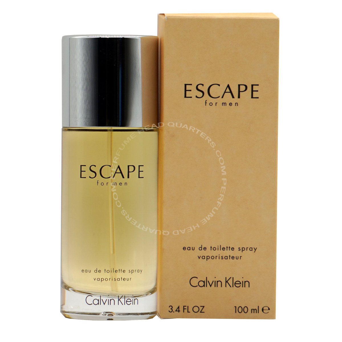 Calvin Klein Escape for Men Eau De Toilette Spray - Perfume Headquarters - Calvin Klein - 3.4 oz - Eau de Toilette - Fragrance - 088300100514 - Fragrance