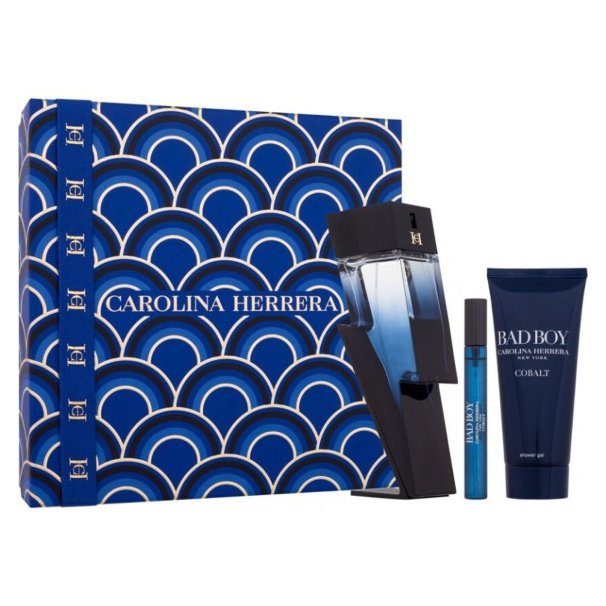 Carolina Herrera Bad Boy Cobalt Gift Set - 8411061092552