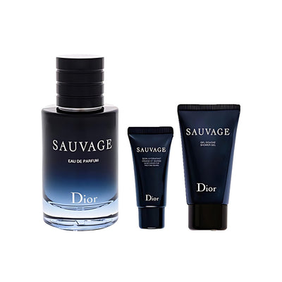 DIOR Christian Men's Sauvage 3 PCS Gift Set Fragrances - Perfume Headquarters - Christian Dior - Gift Set - 3348901616188 - Gift Set