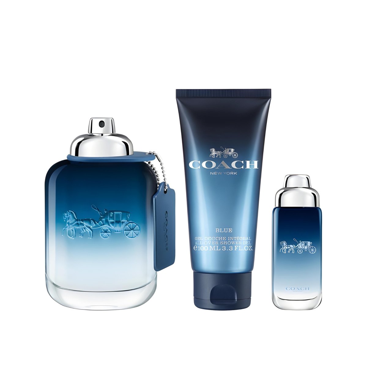 Coach Blue 3pc Gift Set for Men - Perfume Headquarters - Coach - 3386460124751 - Gift Set