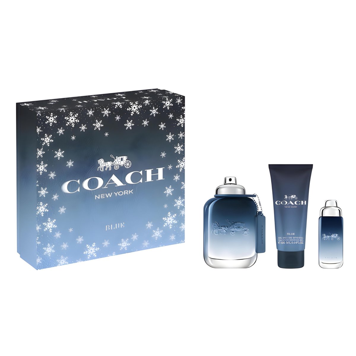 Coach Blue 3pc Gift Set for Men - Perfume Headquarters - Coach - 3386460124751 - Gift Set