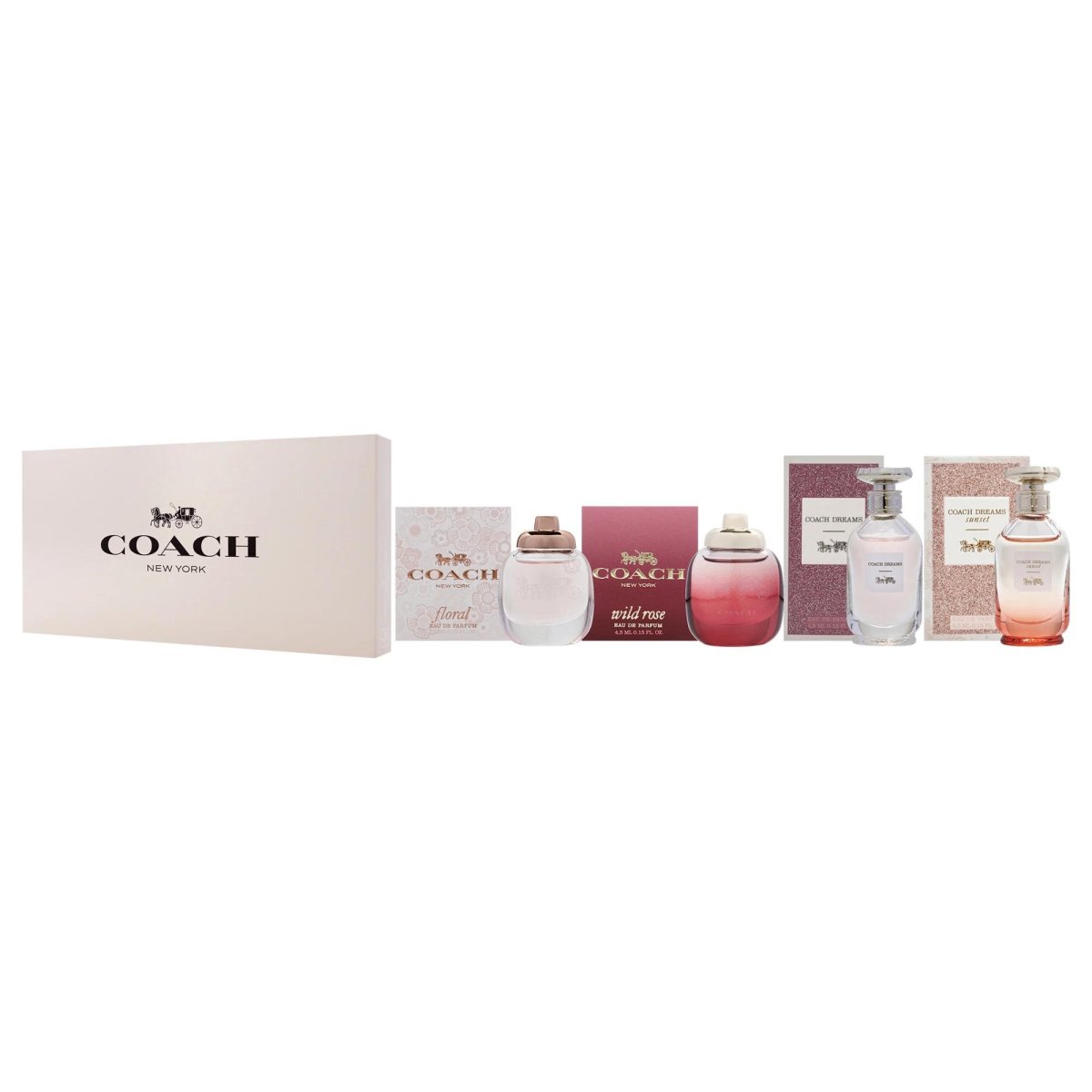 Coach Coach Ladies Mini Set Mini Set - 4 x 0.15 oz - 3386460138833