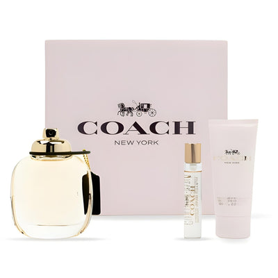 Coach New York For Women Eau De Parfum 90ML 3PCS Set - Coach - 3386460116367 - Gift Set