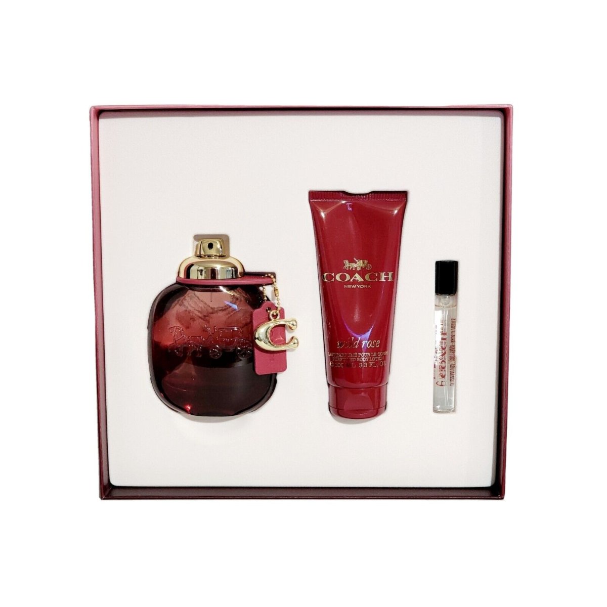 COACH Wild Rose 3pc Gift Set Fragrances for Ladies - Perfume Headquarters - Coach - 3386460138819 - Gift Set