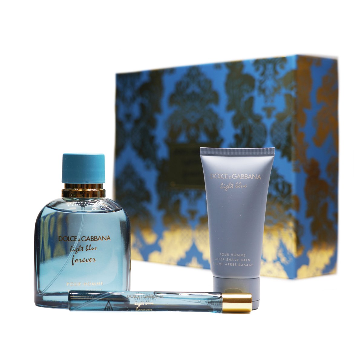 NEW- DOLCE&GABBANA Men's 3-Pc. Light on sale Blue Forever Eau de Parfum Gift Set