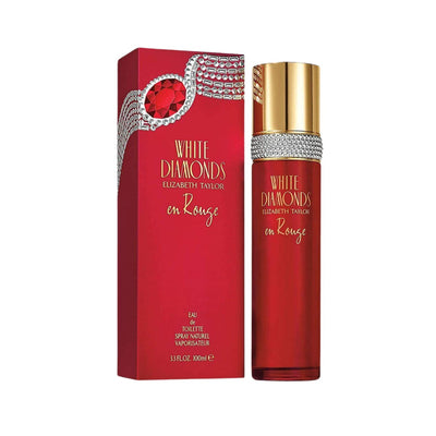 White Diamonds En Rouge - Elizabeth Taylor - 3.3 oz / 100 ML - Eau de Toilette - Fragrance - 719346243636 - Fragrance