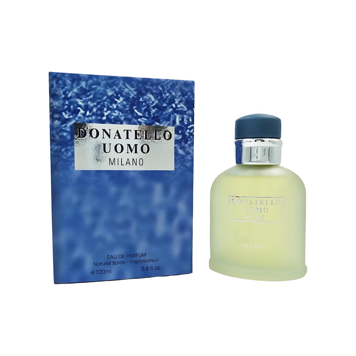 Donatello Uomo Milano Light Blue Eau de Toilette for Men - Perfume Headquarters - Fragrance Couture - 3.4 oz - Eau de Parfum - Fragrance - 8439627581296 - Fragrance