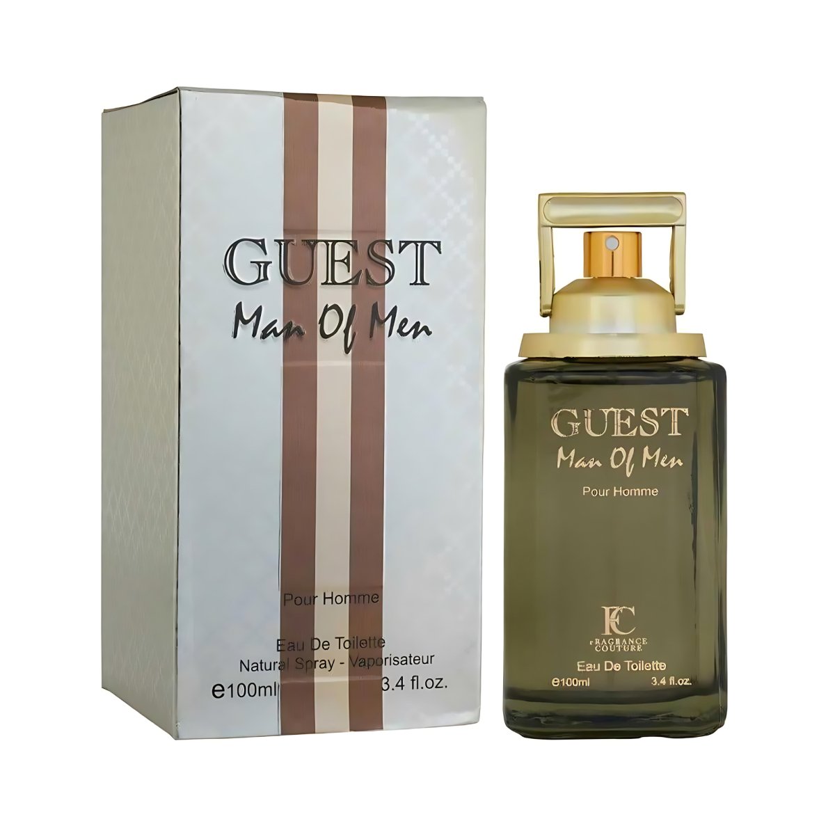 Guest Man of Men Pour Homme Impression Parfum Eau Spray - 3.4 oz by Fragrance Couture - Perfume Headquarters - Fragrance Couture - 3.4 oz - Eau de Parfum - Fragrance - 8439627599239 - Fragrance