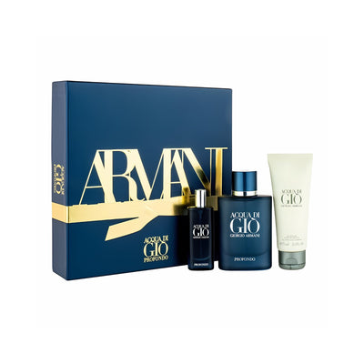 GIORGIO ARMANI Armani Men's Acqua Di Gio Profondo Gift Set Fragrances - Perfume Headquarters - Giorgio Armani - Gift Set - Gift Set