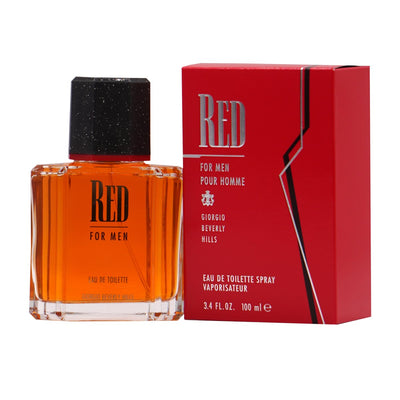 Giorgio Beverly Hills Red by for Men EDT Spray 3.4 oz (M) - Perfume Headquarters - Giorgio Beverly Hills - 3.4 oz - Eau de Toilette - Fragrance - 719346536349 - Fragrance