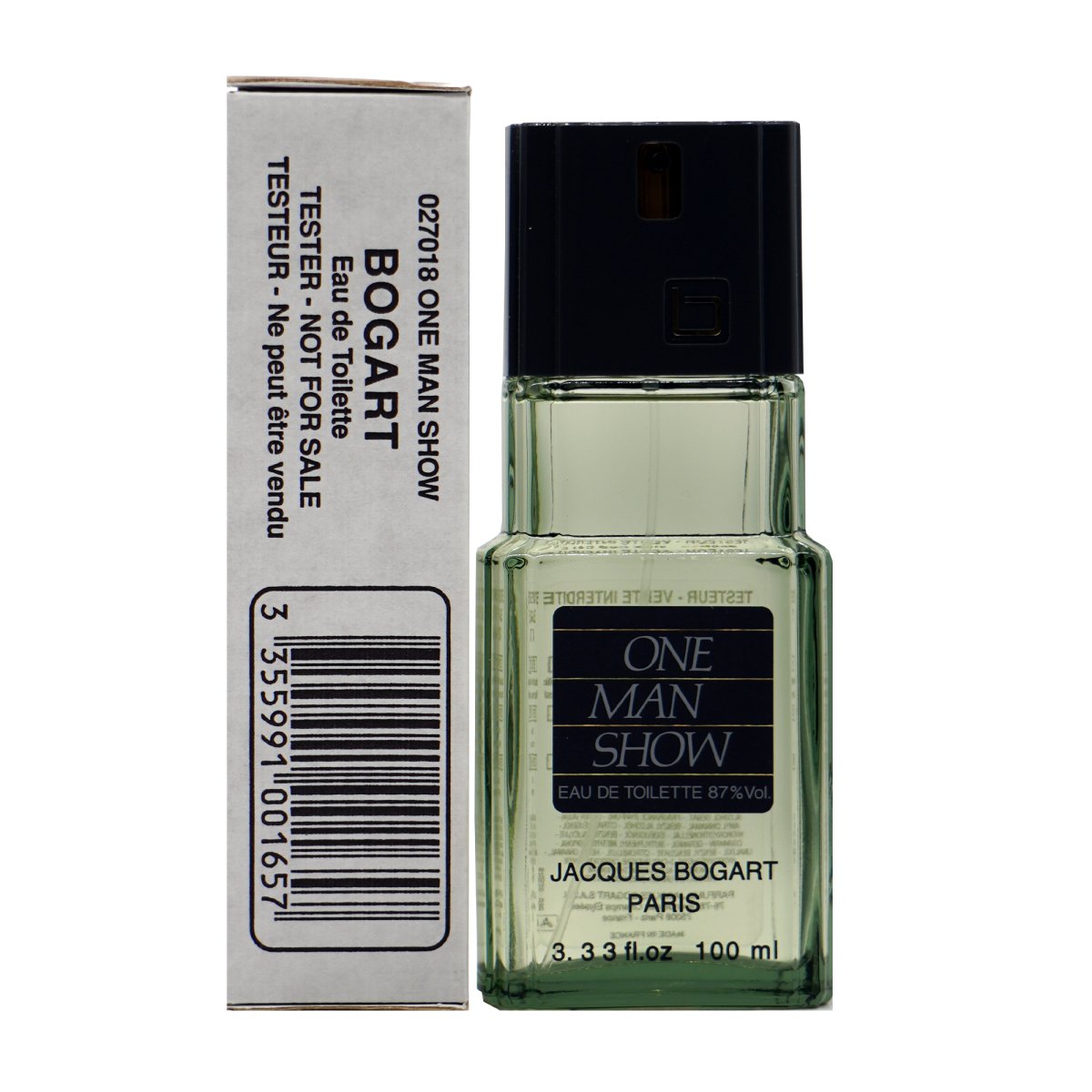 Jacques Bogart Men's One Man Show EDT Spray 3.3 oz - Jacques Bogart - 3.3 oz - Eau de Toilette - Fragrance - 3355991001657 - Tester