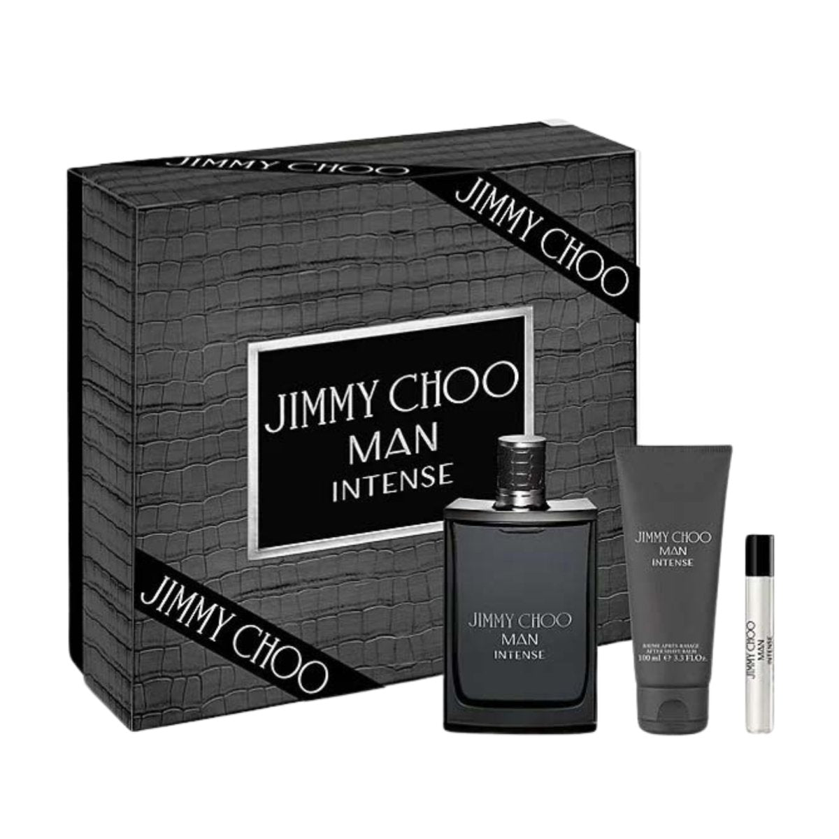 Jimmy Choo Man Intense EDT 3 Pc Gift Set For Men - Jimmy Choo - 3386460129800 - Gift Set