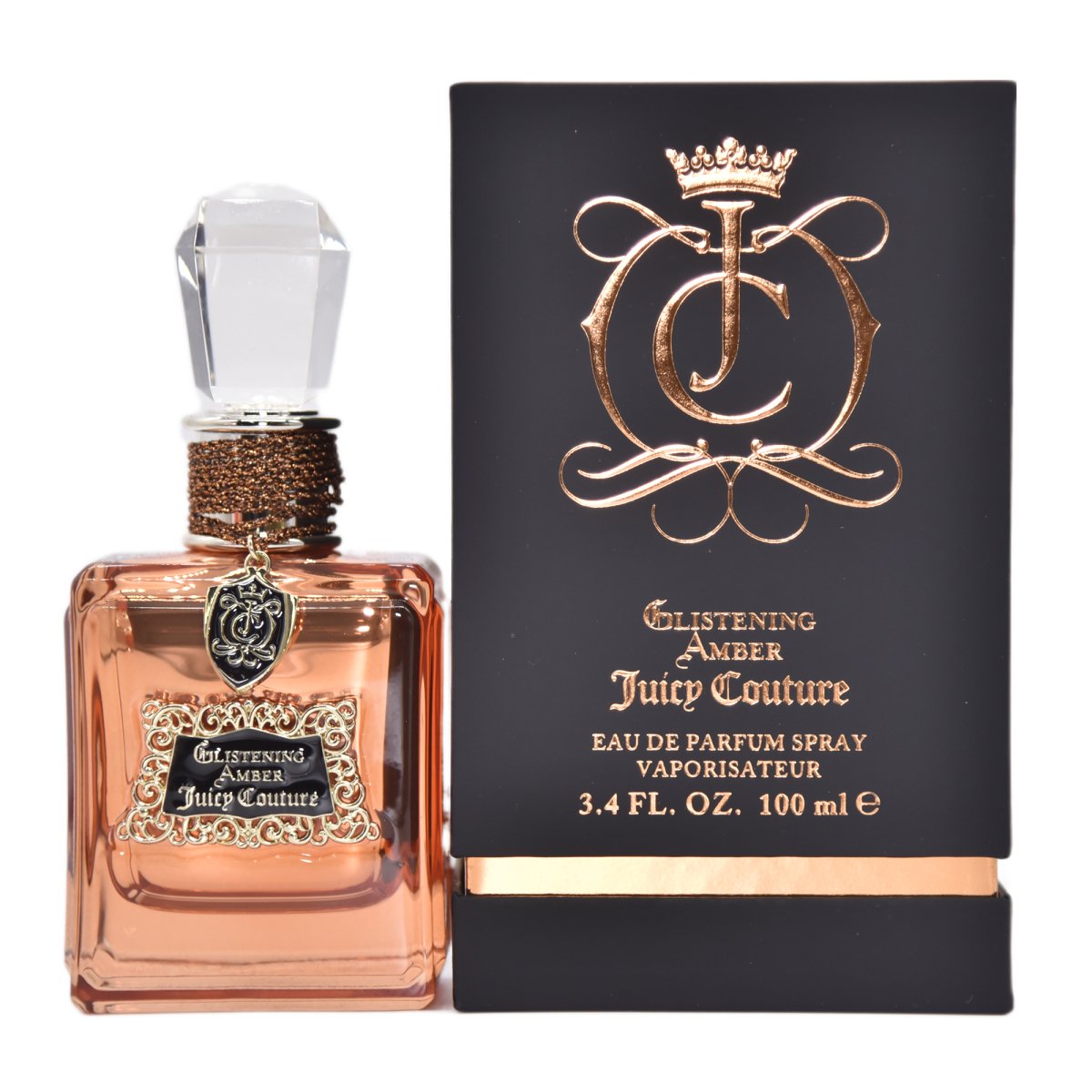 Juicy Couture Ladies Glistening Amber EDP Spray - Perfume Headquarters - Juicy Couture - 3.4 oz - Eau de Parfum - Fragrance - 719346645447 - Fragrance
