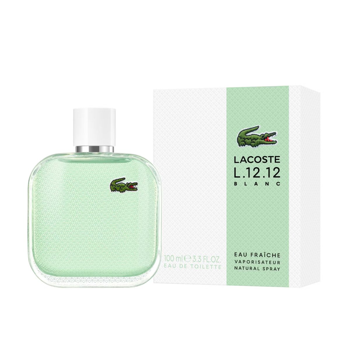 Lacoste L.12.12 Blanc 3.3 oz - Eau de Toilette - Fragrance - 3386460149136