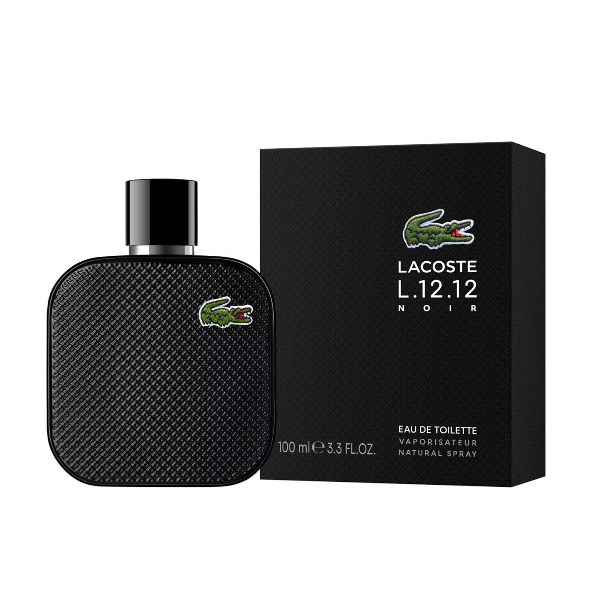 Lacoste L.12.12 Noir Intense 3.3 oz - Eau de Toilette - Fragrance - 737052662664