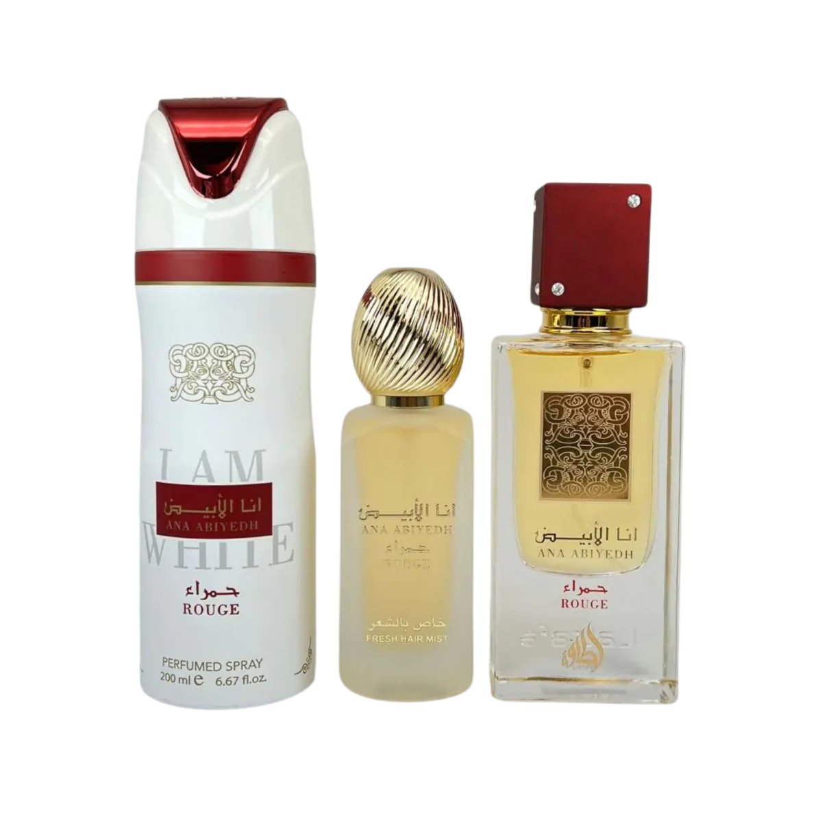 Lattafa Ana Abiyedh Rouge Gift Set - 6290362340270